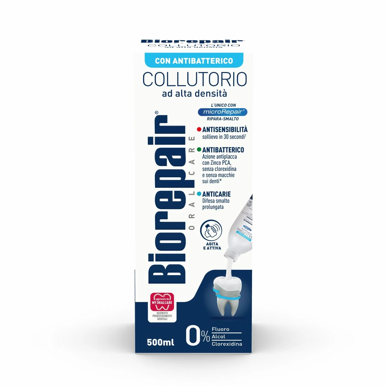 Biorepair Collutorio Płyn do Płukania Ust, 500 ml