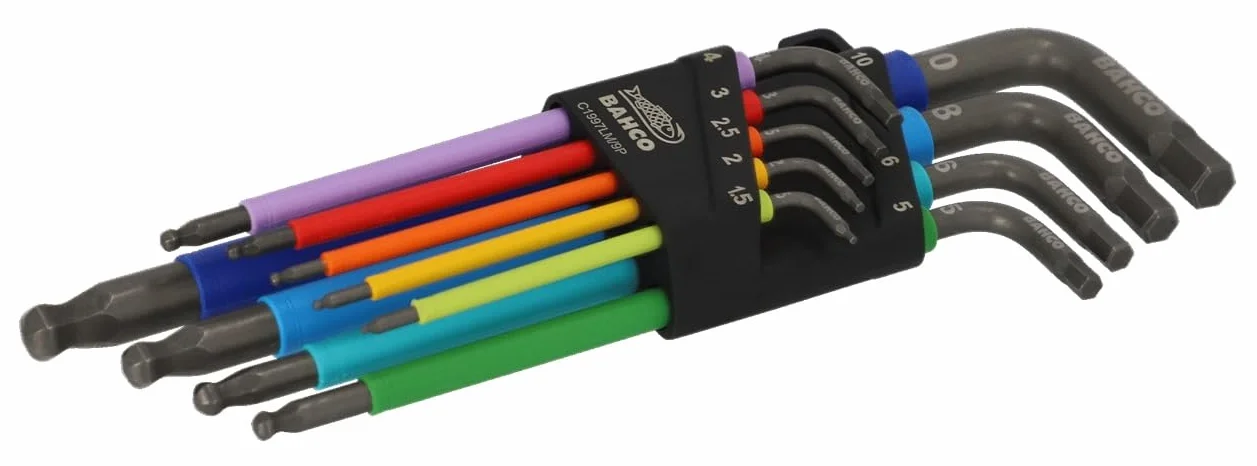 Bahco C1997LM/9P 9-częściowy zestaw kluczy imbusowych 1,5-10 mm