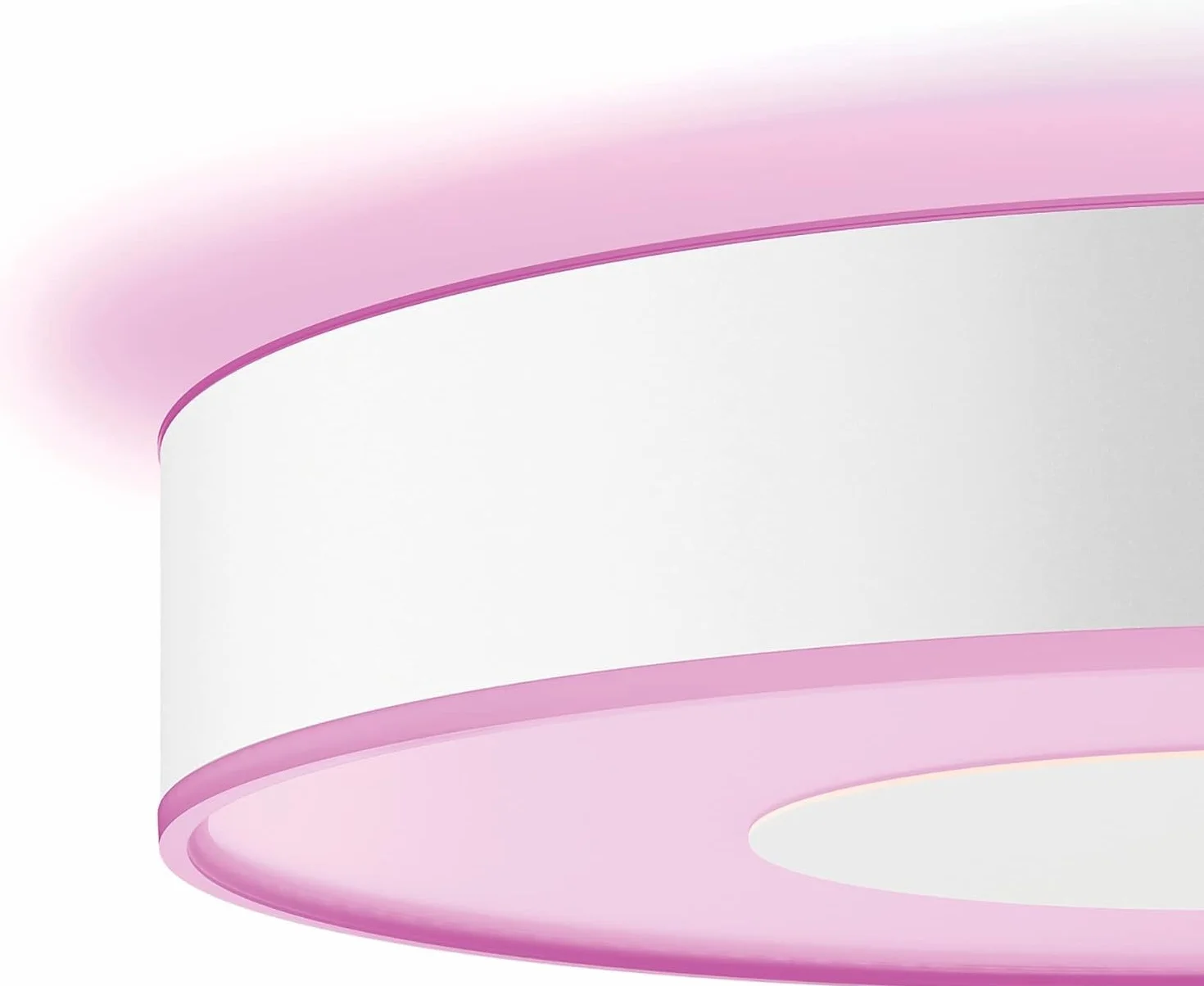 Philips Hue Lampa Sufitowa White and Color Ambiance Infuse L 1x53W (biała), Lampa Sufitowa Ledowa z 16 mln Kolorów i Możliwością Ściemniania, Inteligentne Oświetlenie Smart LED