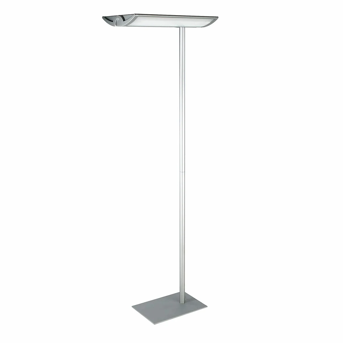 MAUL Lampa Stojąca MAULnaos, Wysokość 190 Cm, 2 X 55 W, Srebrna, 2 X 4500 Lumenów, 8251495
