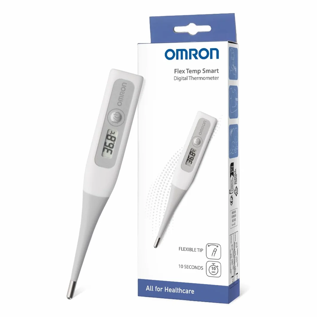 OMRON Flex Temp Smart Termometr Cyfrowy wodoodporny z elastyczną końcówką pomiar w 10 sekund