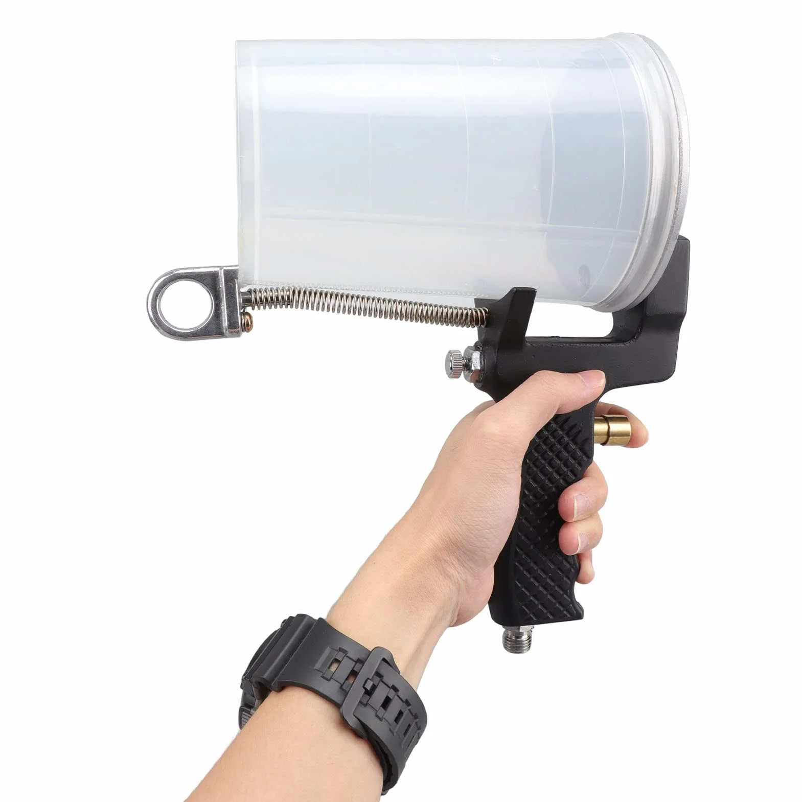 Kadimendium Pistolet Natryskowy do żelkotu Stal Stopowa Przenośny Rozpylacz żywicy 1000 Ml z dyszą FN5 5/32 Cala do Farb żelkotowych