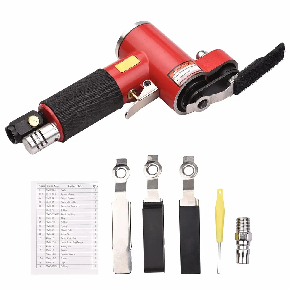 Mini prosta szlifierka pneumatyczna z 2 podkładkami szlifierskimi Losowa szlifierka oscylacyjna pneumatyczna Pneumatyczna ręczna polerka Wosk do karoserii samochodowej Meble Drewno Metal Powierzchnia/