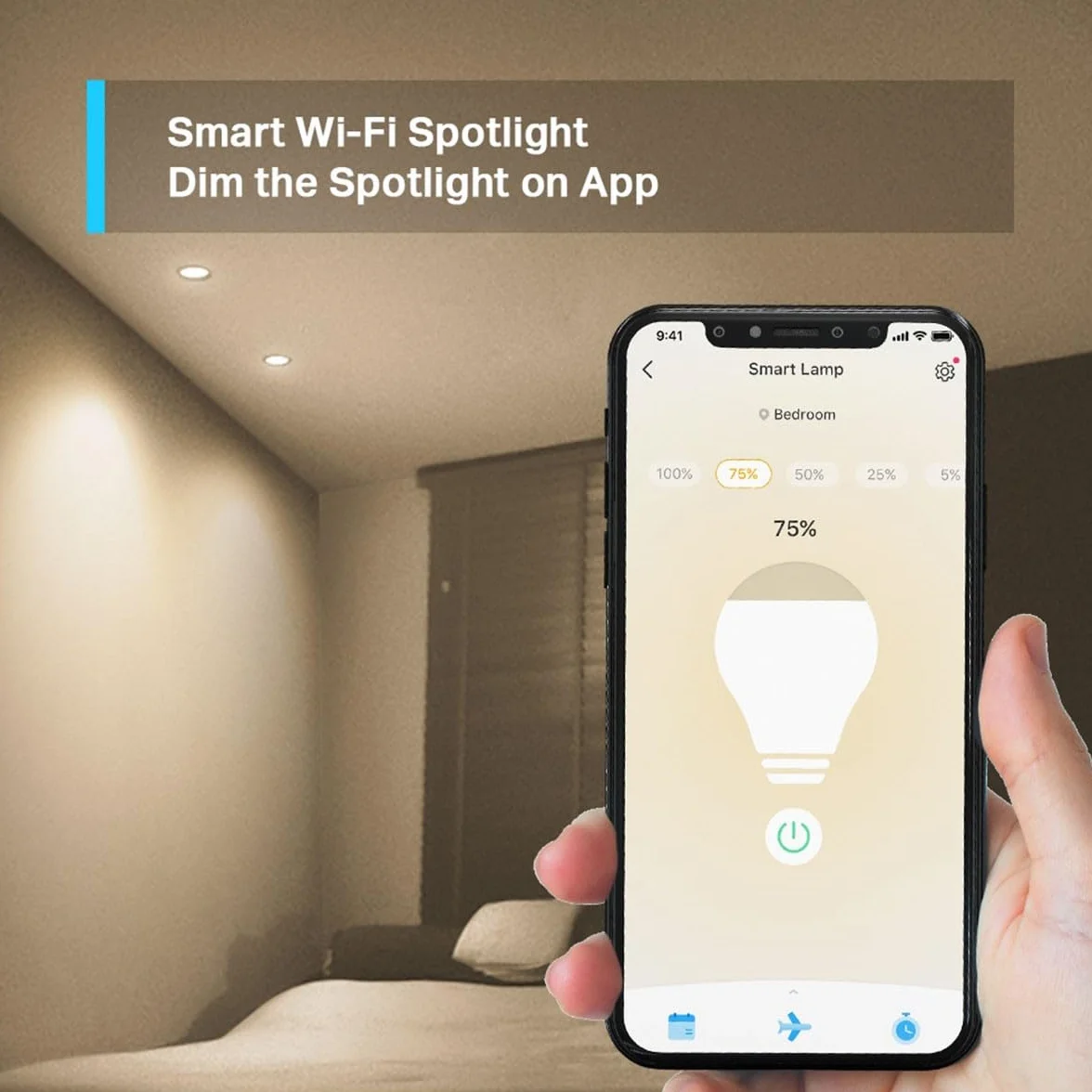 TP-Link Tapo L610 | Inteligentny reflektor LED GU10 Wi-Fi | Białe światło | Ściemnialny | 350 lm | 4.7 W | Kompatybilny z Alexa i Google Home