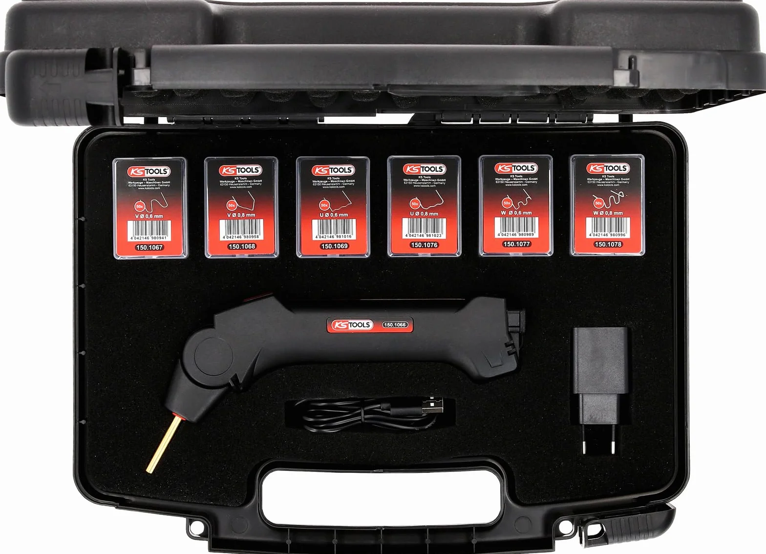KS Tools 150.1065 zestaw naprawczy do tworzyw sztucznych, 303-częściowy