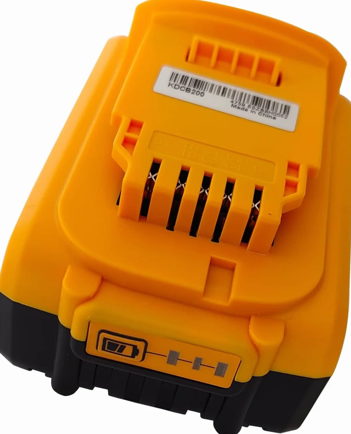 2 sztuki DCB200 akumulator pasuje do Dewalt_akumulator 18V DCB201 DCB200 DCB204 DCB184 DCB201 DCB181-XJ DCB181 DCB180 DCB182 5000mAh / 5,0Ah