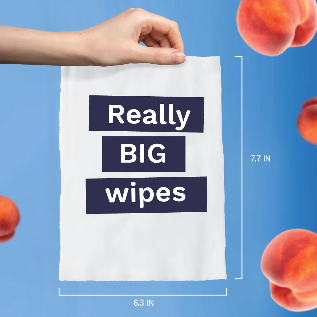 Pura Wysokiej jakości wilgotne chusteczki toaletowe do spłukiwania, 40 sztuk, czyste myjki, certyfikat "Fine To Flush", w 100% bez plastiku, biodegradowalne, nadające się do kompostowania