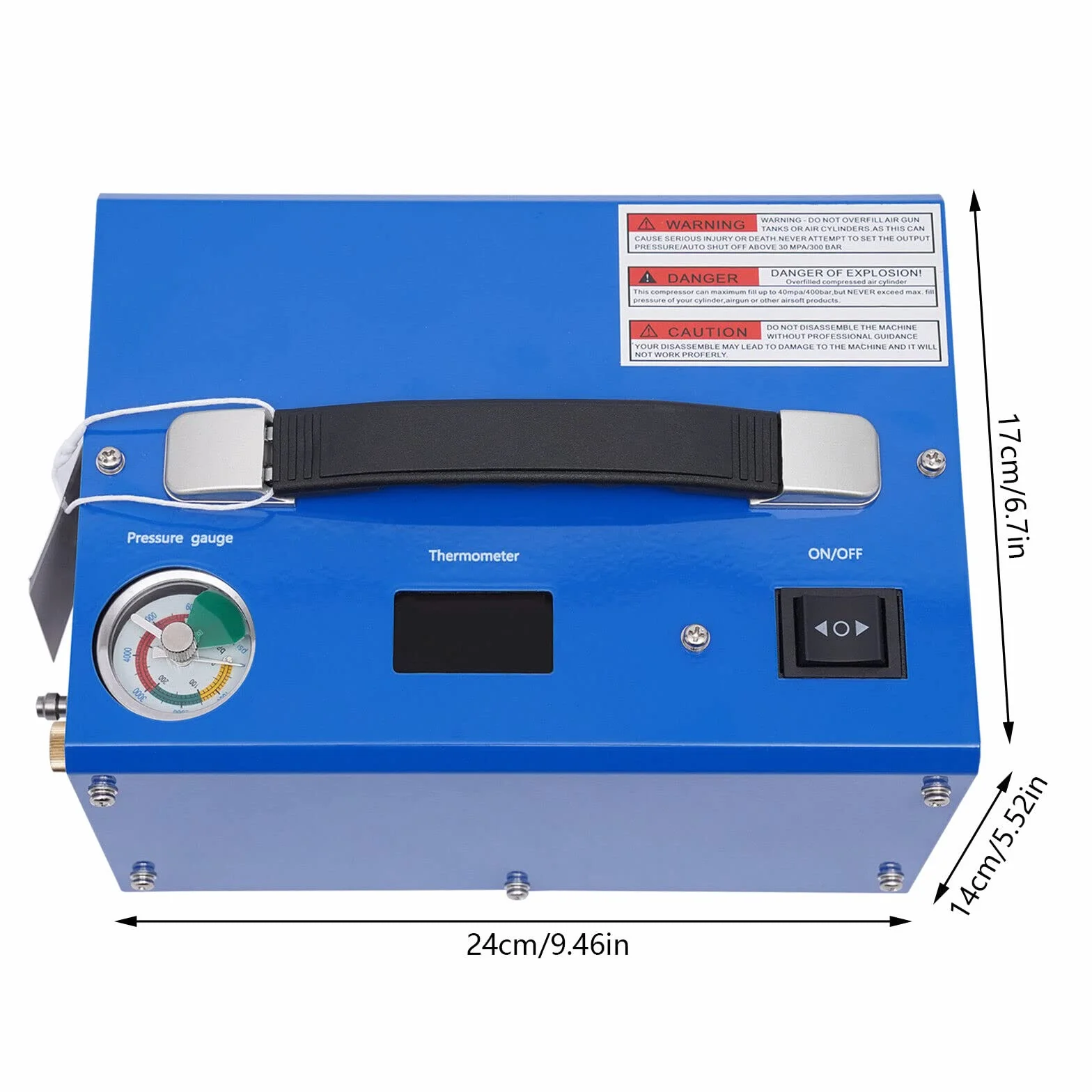 PCP kompresor 4500 psi, wysokiego ciśnienia, 12 V, 300 bar, kompresor samochodowy z transformatorem 250 W, sprężarka powietrza do butelki
