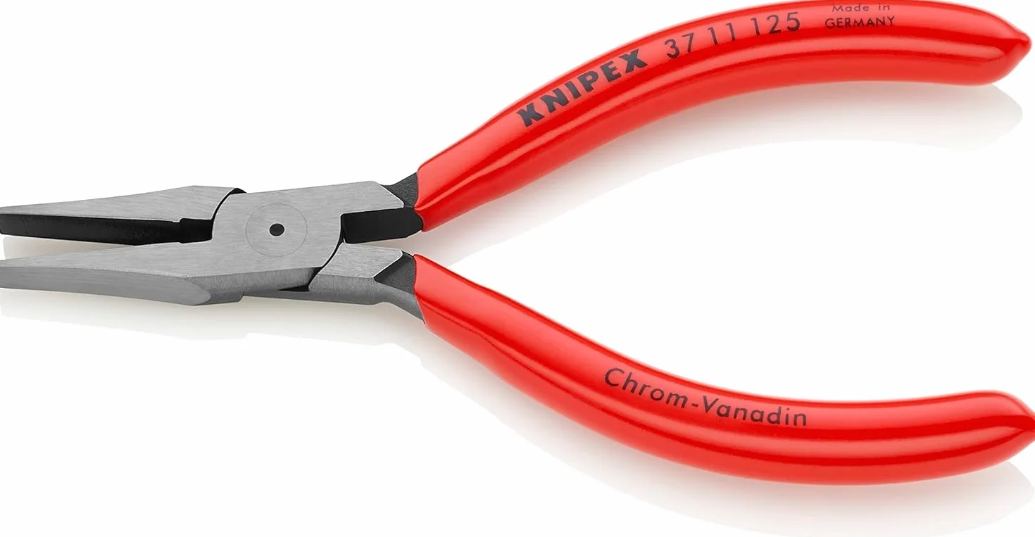 KNIPEX Szczypce chwytające dla mechaników precyzyjnych z tworzywa sztucznego, powlekane 125 mm, 37 11 125
