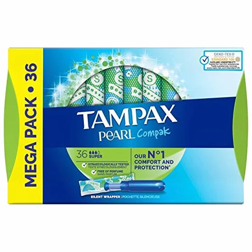 Tampax Pearl Compak Super tampony z aplikatorem 36X