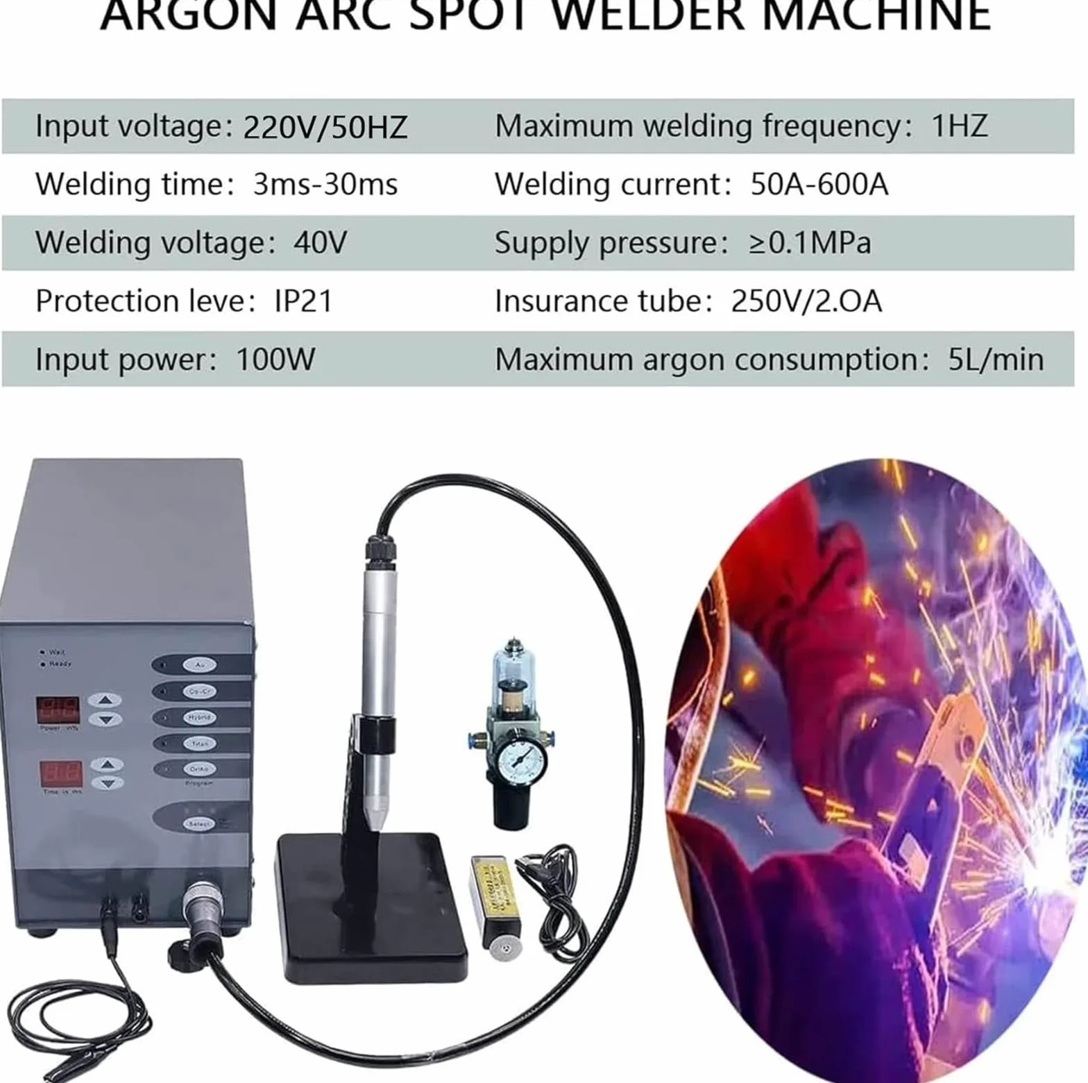 Automatyczna spawarka punktowa CNC, ręczna spawarka laserowa przenośna do metalu, 110V i 220V Zestawy spawalnicze stałej biżuterii Spawalne stałe złoto, aluminium, spawanie tytanu