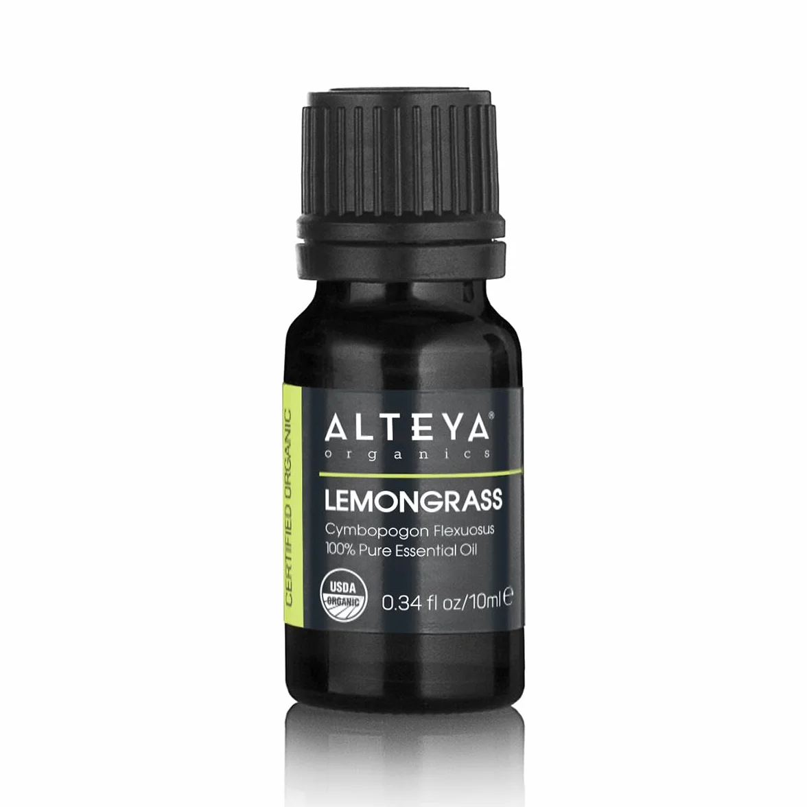 Alteya Bio olejek z trawy cytrynowej (Cymbopogon Citratus) 10 ml - 100% certyfikowany organiczny czysty naturalny olejek z trawy cytrynowej