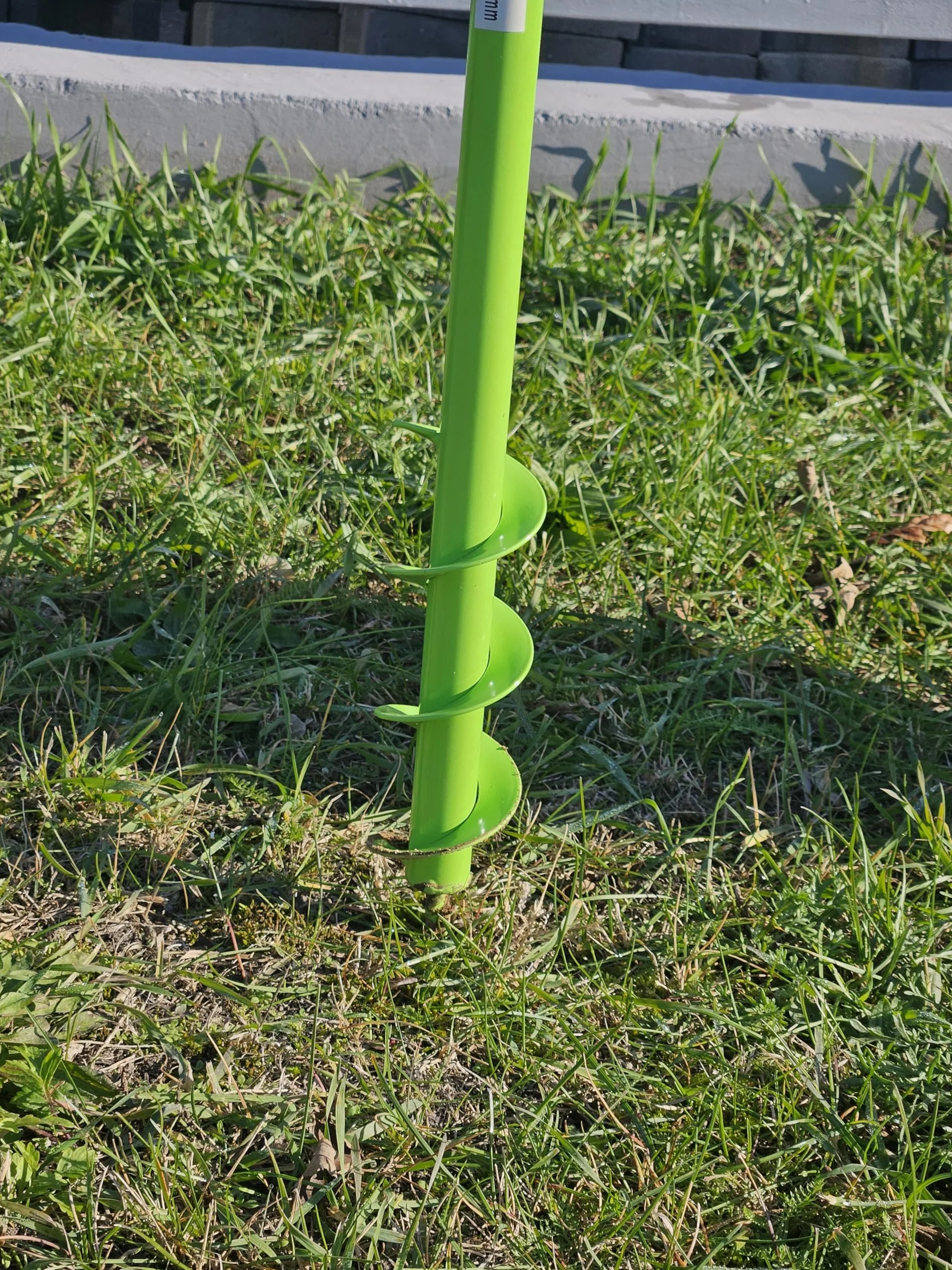 WERHE świder ziemny 80 mm Ø, 350 mm długości do wiertarki i wkrętarki akumulatorowej – świder ogrodowy do łatwego sadzenia kwiatów, krzewów i wykonywania otworów pod słupki ogrodzeniowe