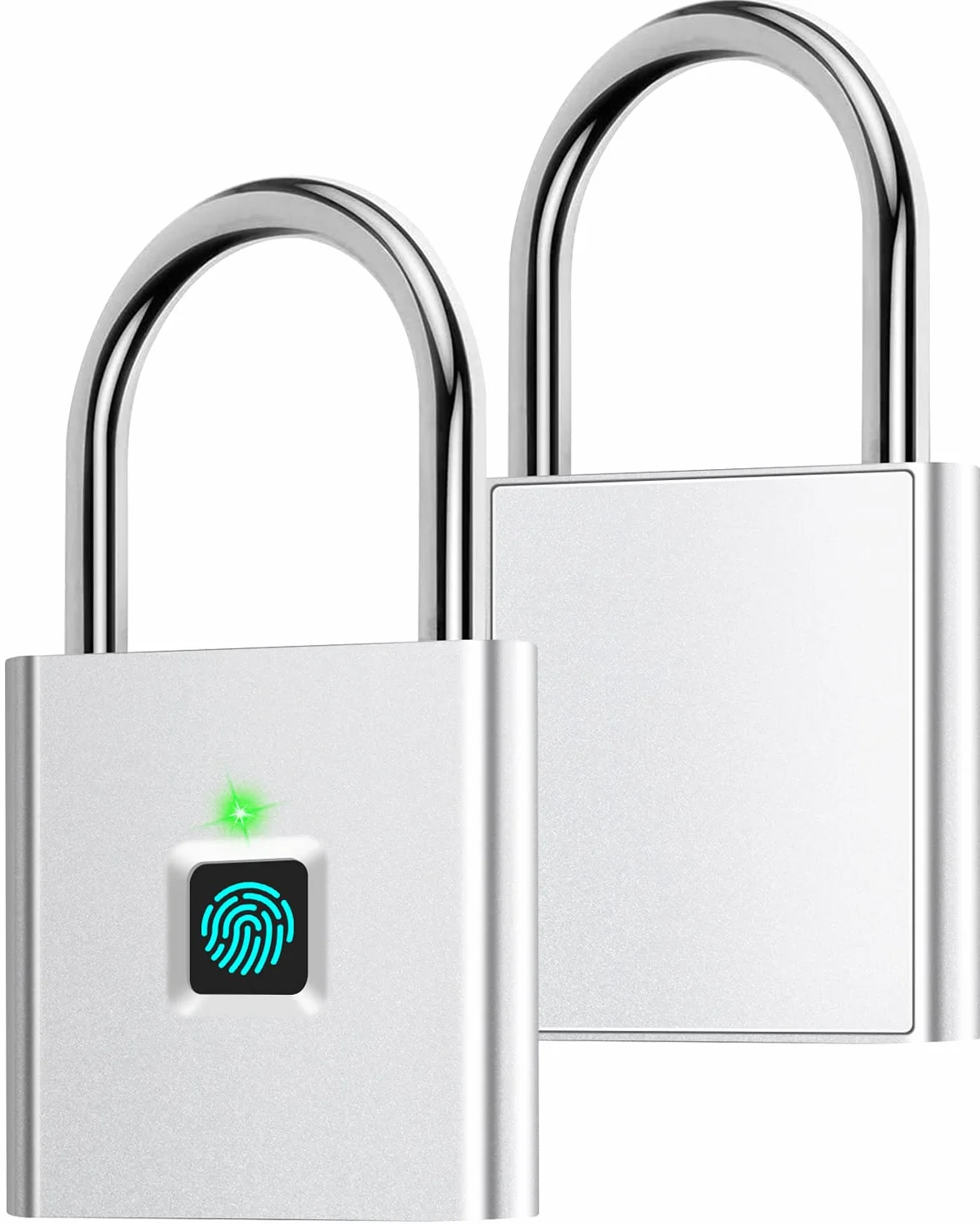 Kłódka linii papilarnych, AICase Bluetooth App Lock Unlock, Smart Lock, Biometryczna blokada bezkluczykowa odpowiednia do roweru, szafki szkolnej, blokada szafki na siłownię