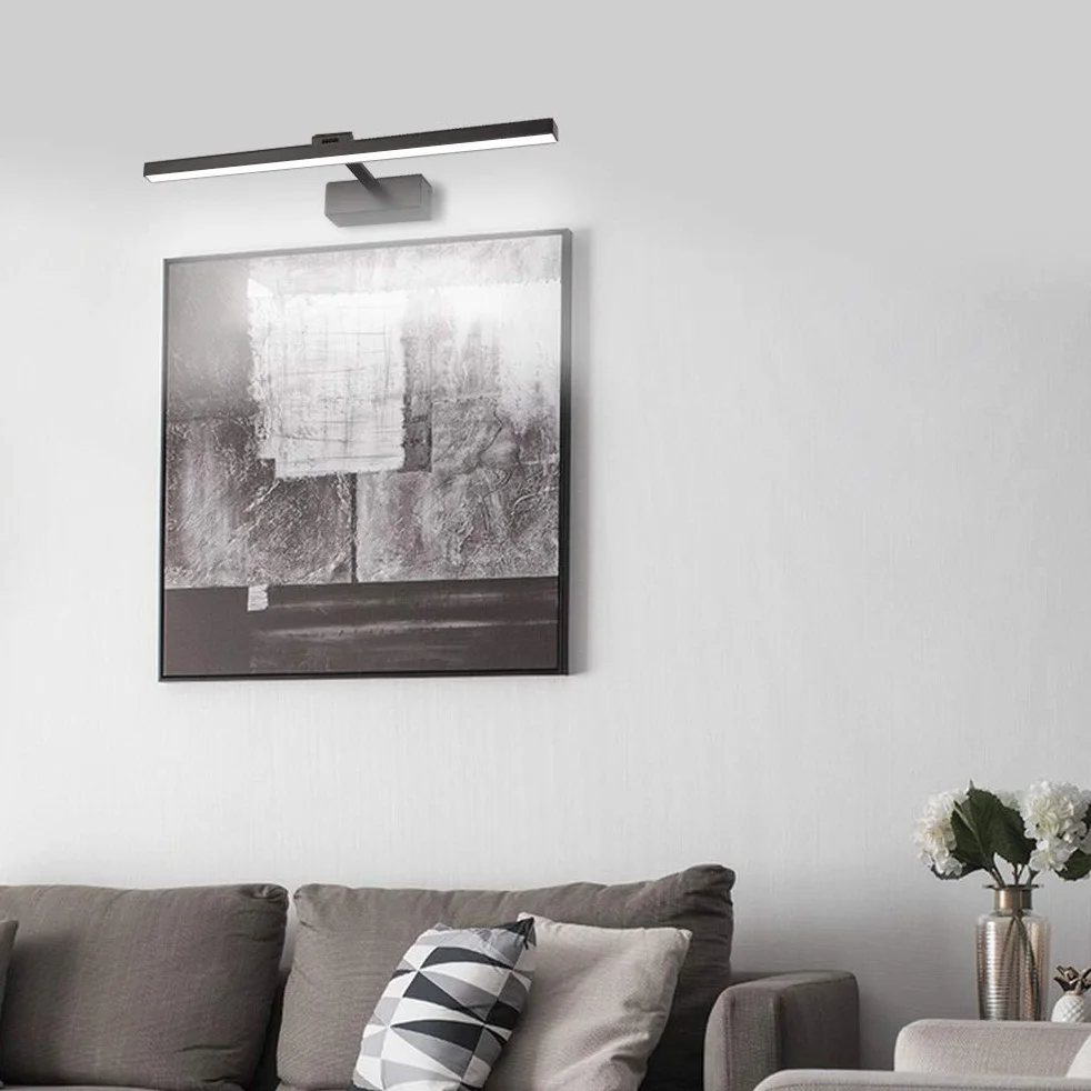 Klighten Lampa LED nad lustro łazienkowe 61 cm IP44 18 W 1170 lumenów aluminium 5500 K