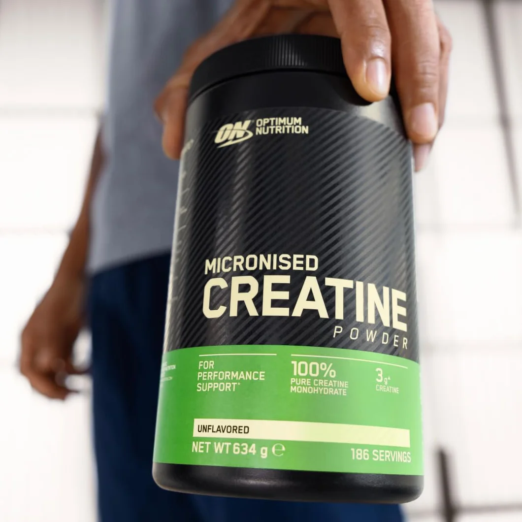 Optimum Nutrition Micronised Creatine Powder, 100% czystego monohydratu kreatyny w proszku dla wydolności i mocy mięśni, Bezsmakowy, 93 porcje, 317 g