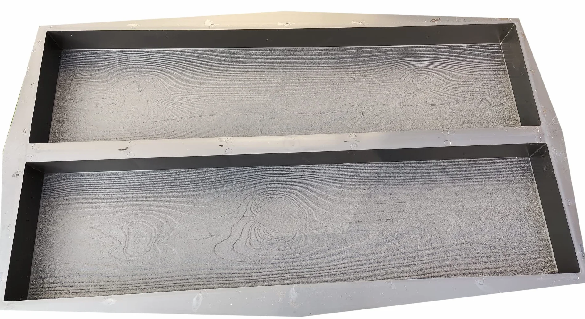 Forma do betonu płyta chodnikowa 80 x 20 x 5,5 cm imitacja drewna wielorazowa