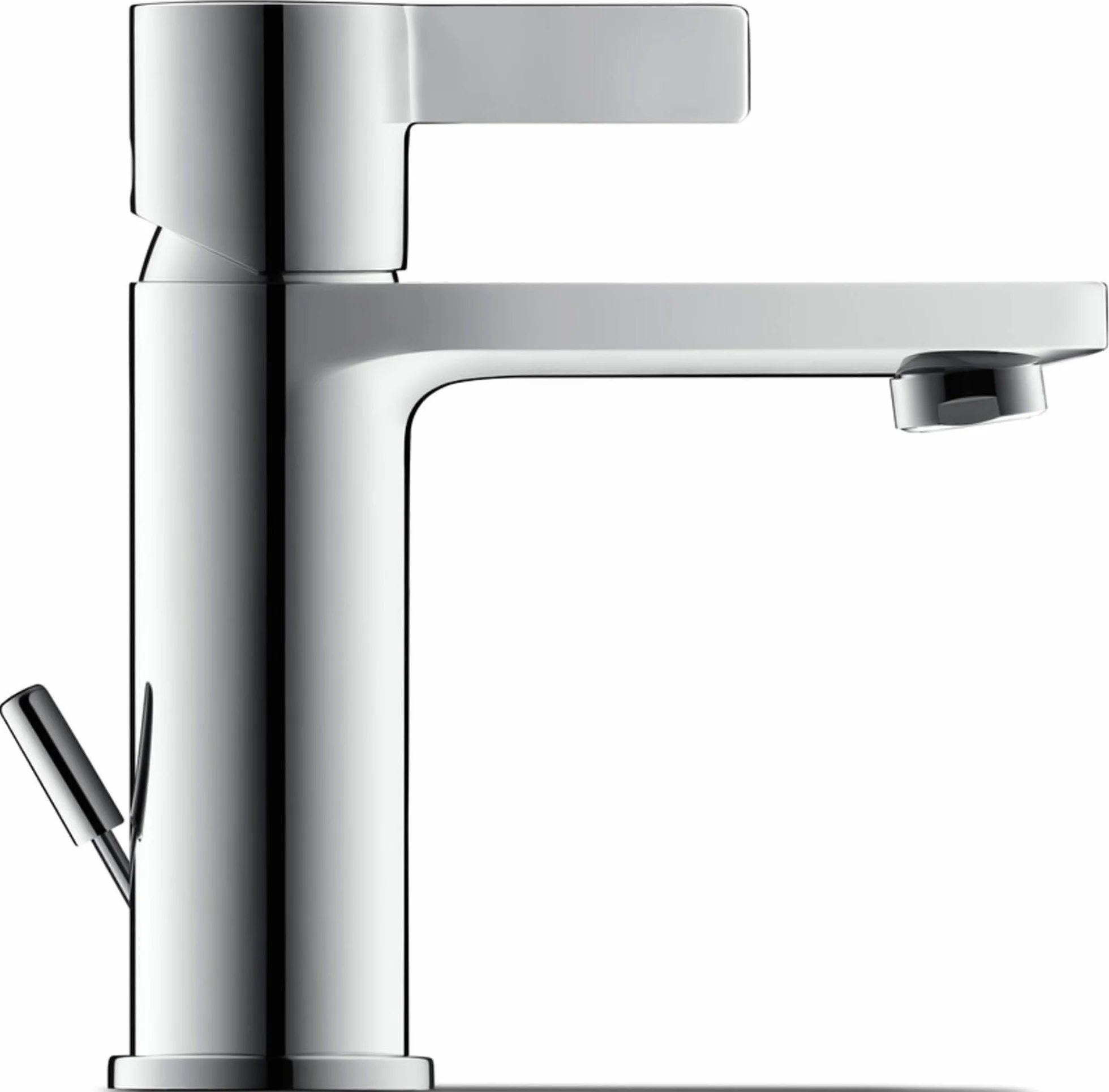 Duravit D-Neo Umywalka łazienkowa, Rozmiar M (wysokość ust 110 mm), Mikser umywalka łazienka z przesączkiem, chrom