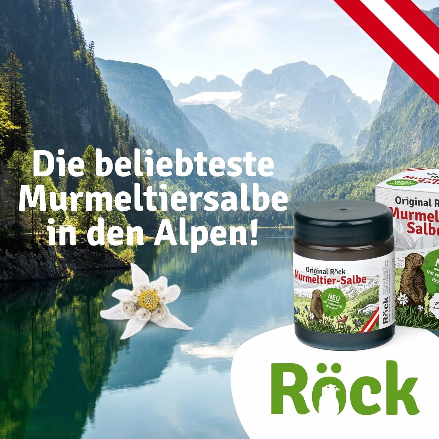 Original Röck Maść ze świstaka 2 x 100 ml szkło
