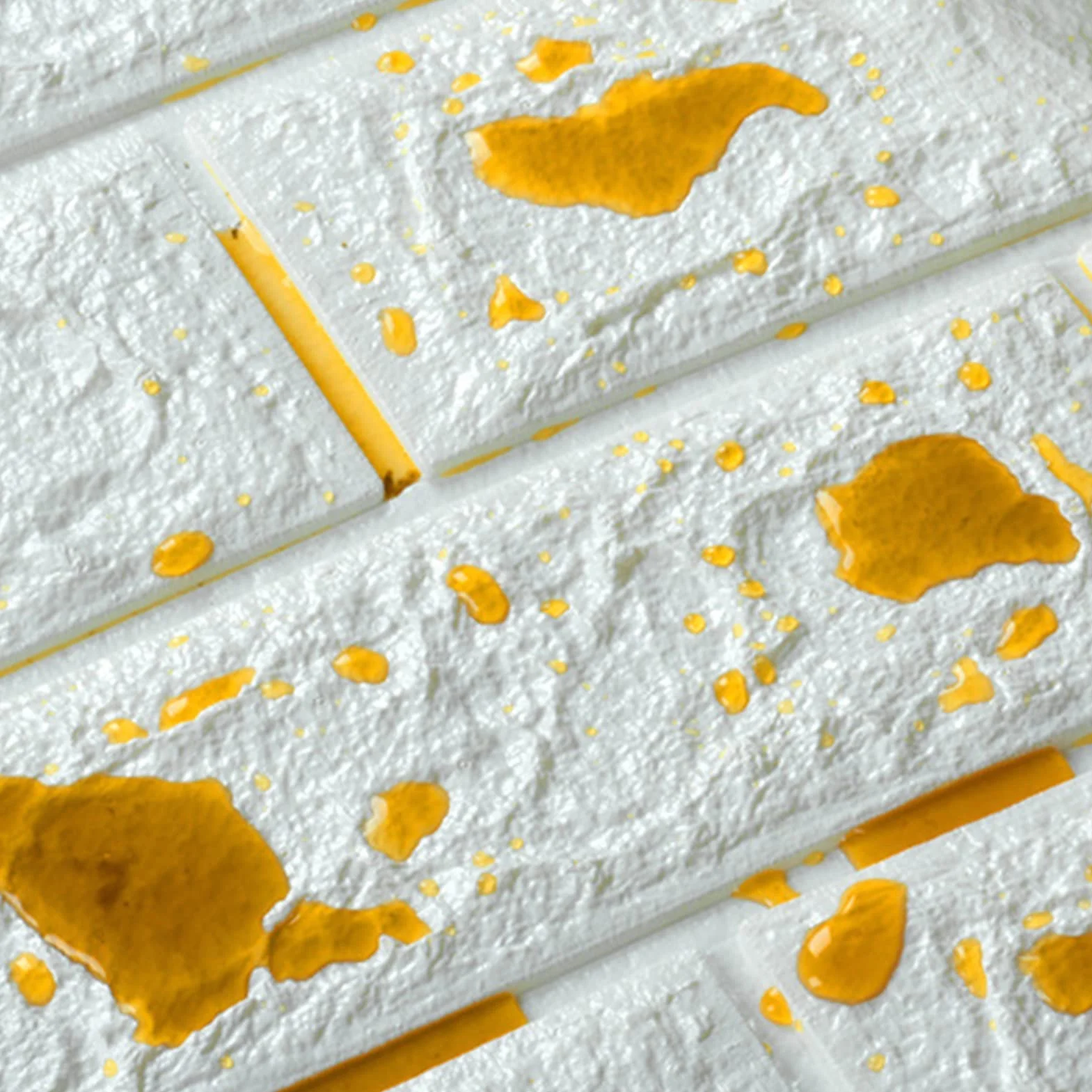 Samoprzylepna Tapeta, 10 Sztuk 3D Panele ścienne ze Sztucznej Cegły Peel and Stick Foam 3D Tapeta z cegłą Faux Cegła Kamienna Tapeta w Tle do Sypialni Dekoracja Salonu