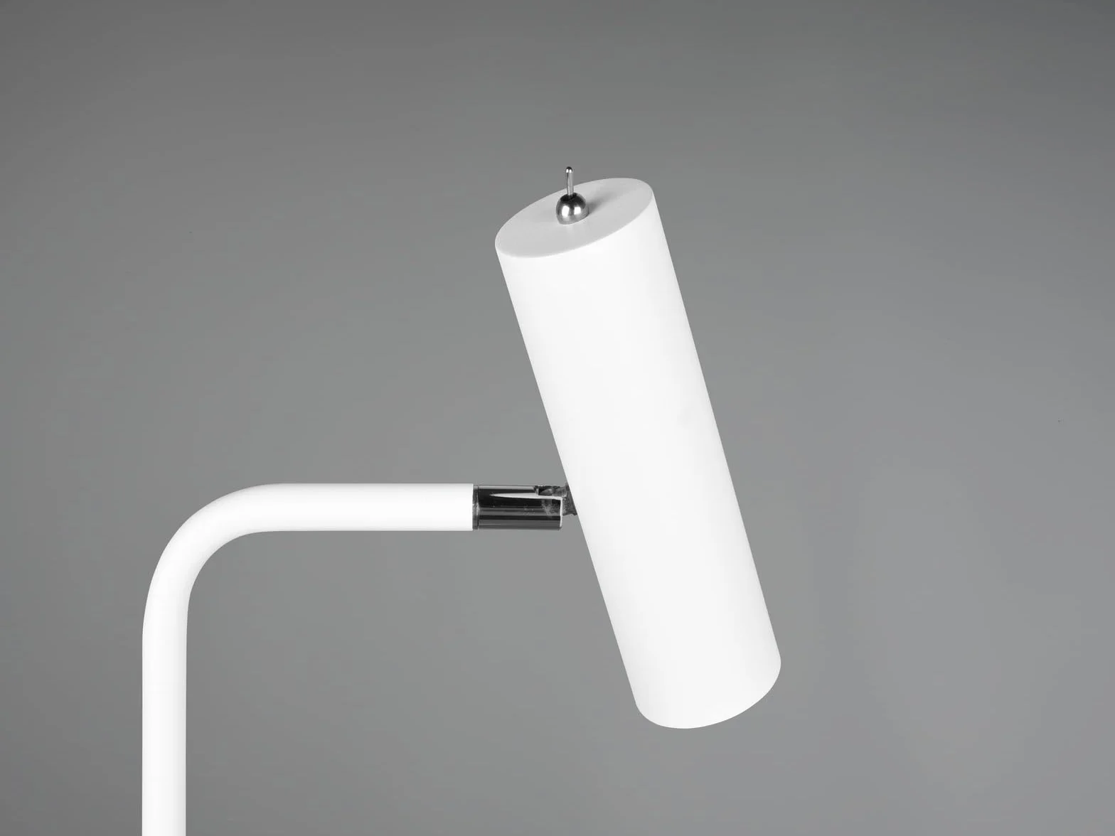 Trio-Leuchten Metalowa lampa podłogowa biała
