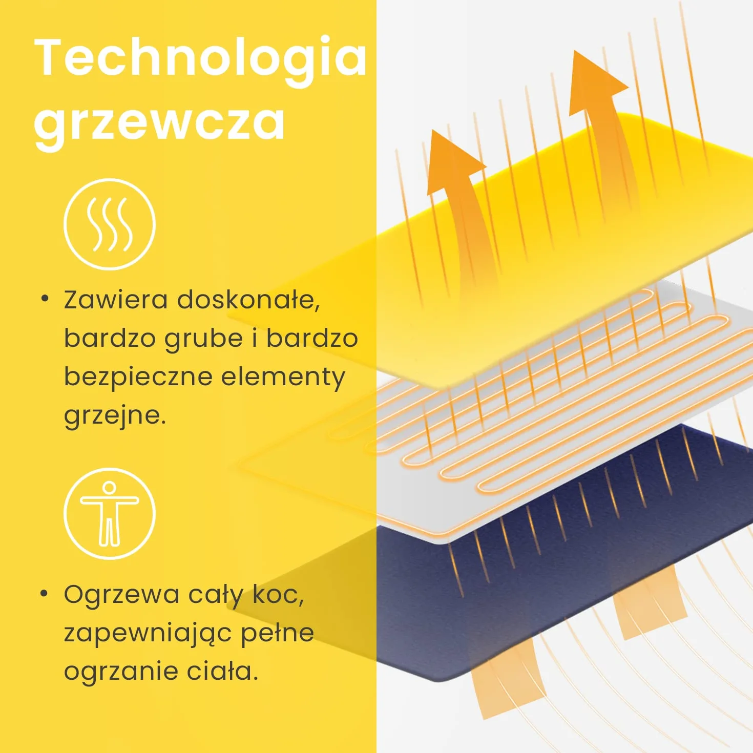 CosiHome Koc Elektryczny XXL 180x130 cm 9 Poziomów Temperatury Różowy