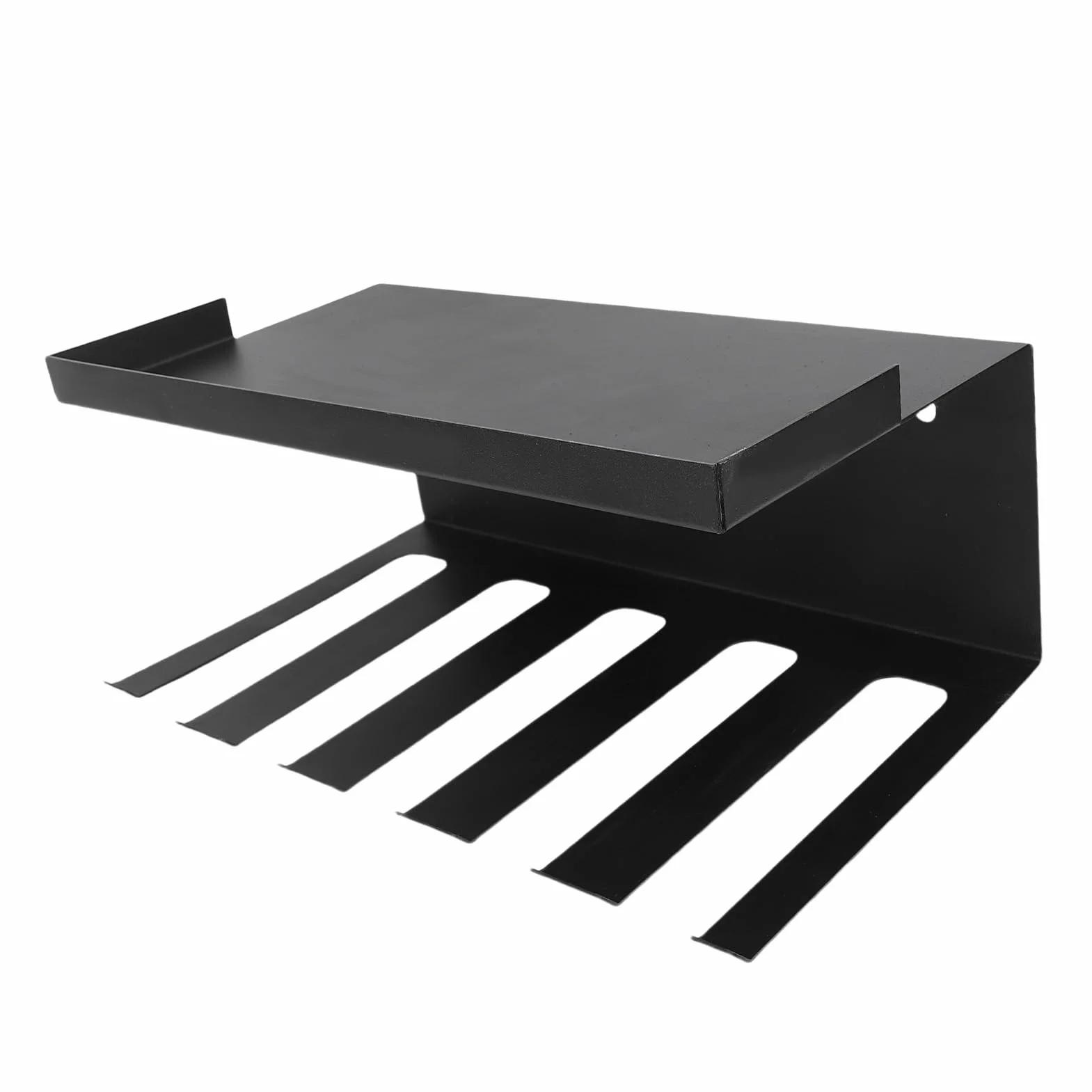 banapoy Organizer na Elektronarzędzia do Montażu na ścianie, Wytrzymały Stojak do Przechowywania Narzędzi Ręcznych, Półki Przechowywania w Garażu z 5 Uchwytami Wiertła, Warsztatu, Garażu