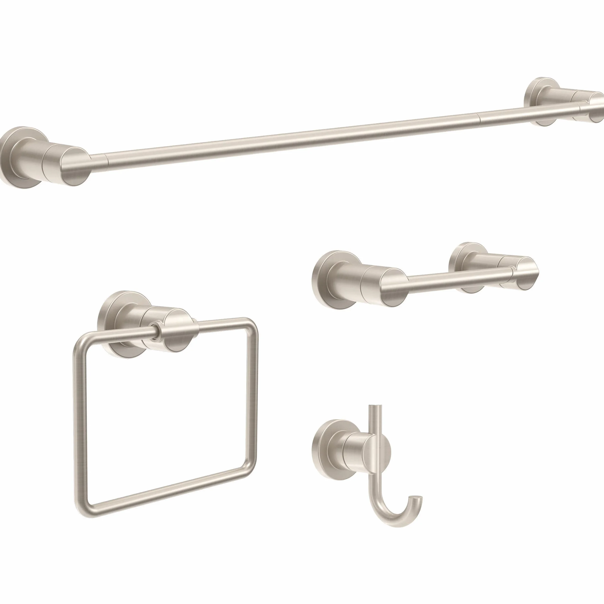 Delta NIC46-DN Nicoli Towel Ring, SpotShield Brushed Nickel