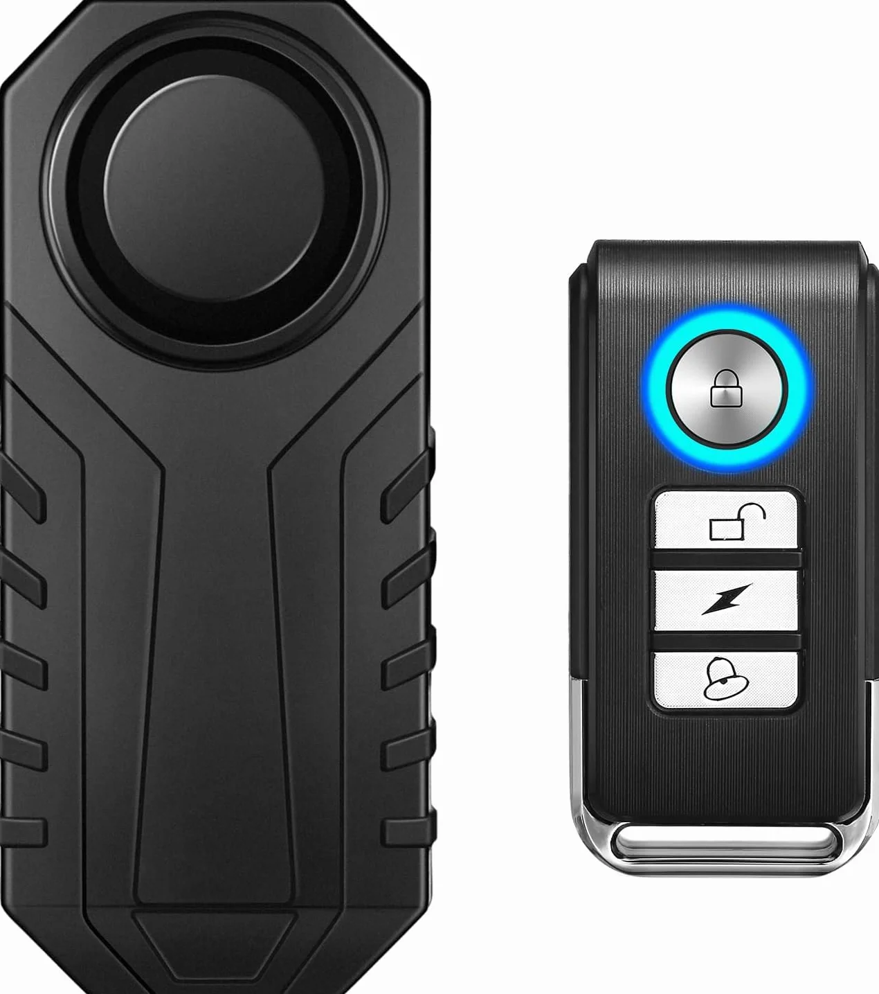 Alarm rowerowy, zabezpieczenie przed kradzieżą 113 dB, z pilotem zdalnego sterowania, czujnik wibracji, wodoszczelny, do motocykli, skuterów, rowerów, drzwi