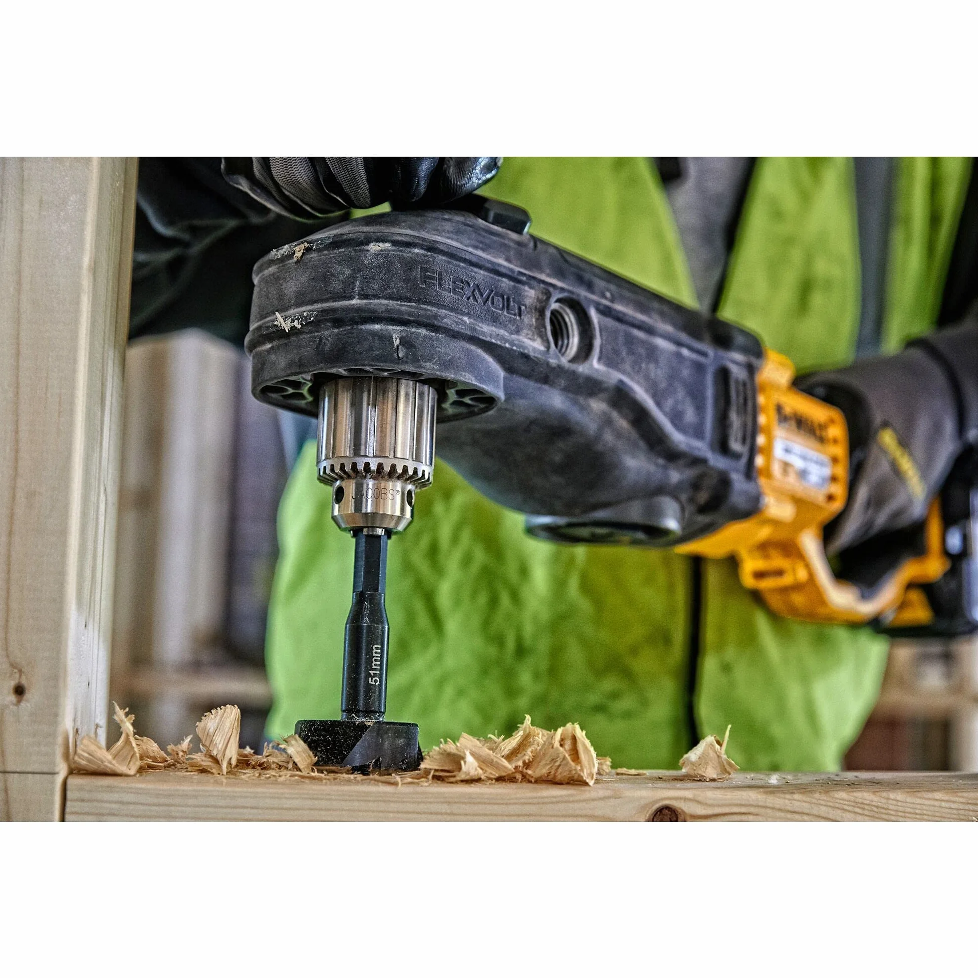 DEWALT Praktyczny Wiertło auto-perforante do drewno ø 51mm dla profesjonalistów i majsterkowiczów do pracy profesjonalnej 51mm