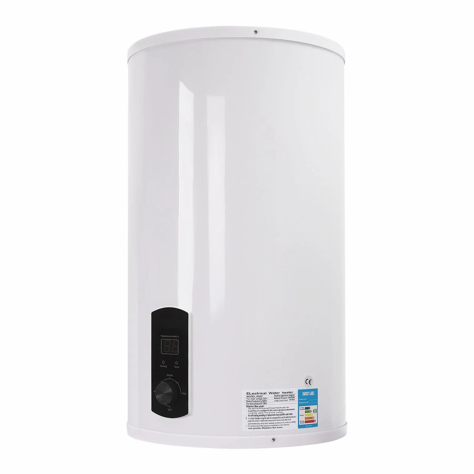 Elektryczny zbiornik ciepłej wody, bojler do zawieszenia na ścianie, Smart Control, bezzbiornik, regulowana moc 50 l, 80 l, 100 l, 120 l (120 l)