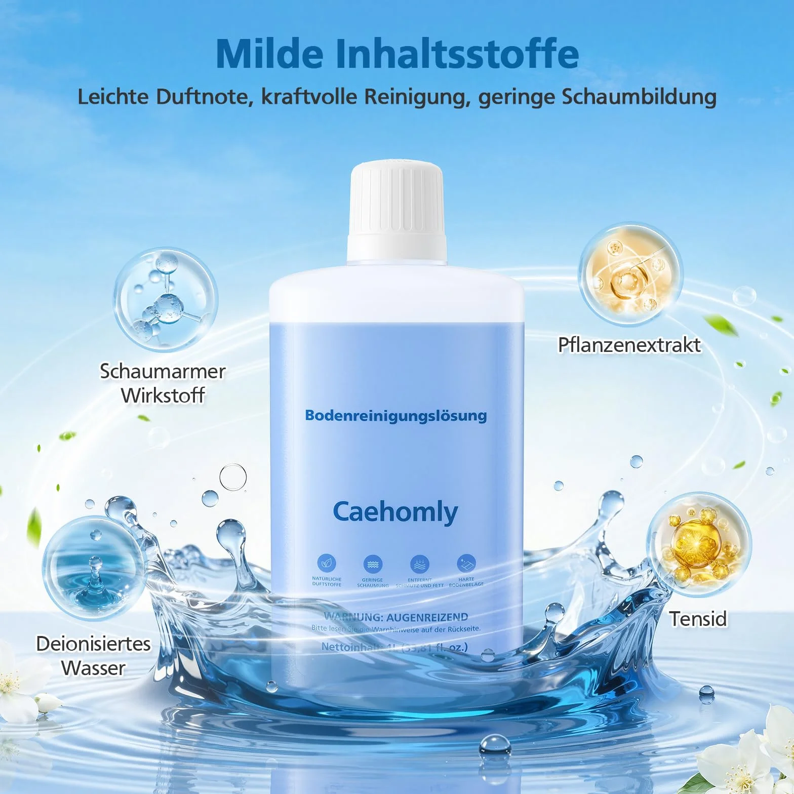 Środek do czyszczenia podłóg, 1000 ml, oryginalny Flavor kompatybilny ze środkiem czyszczącym Roborock