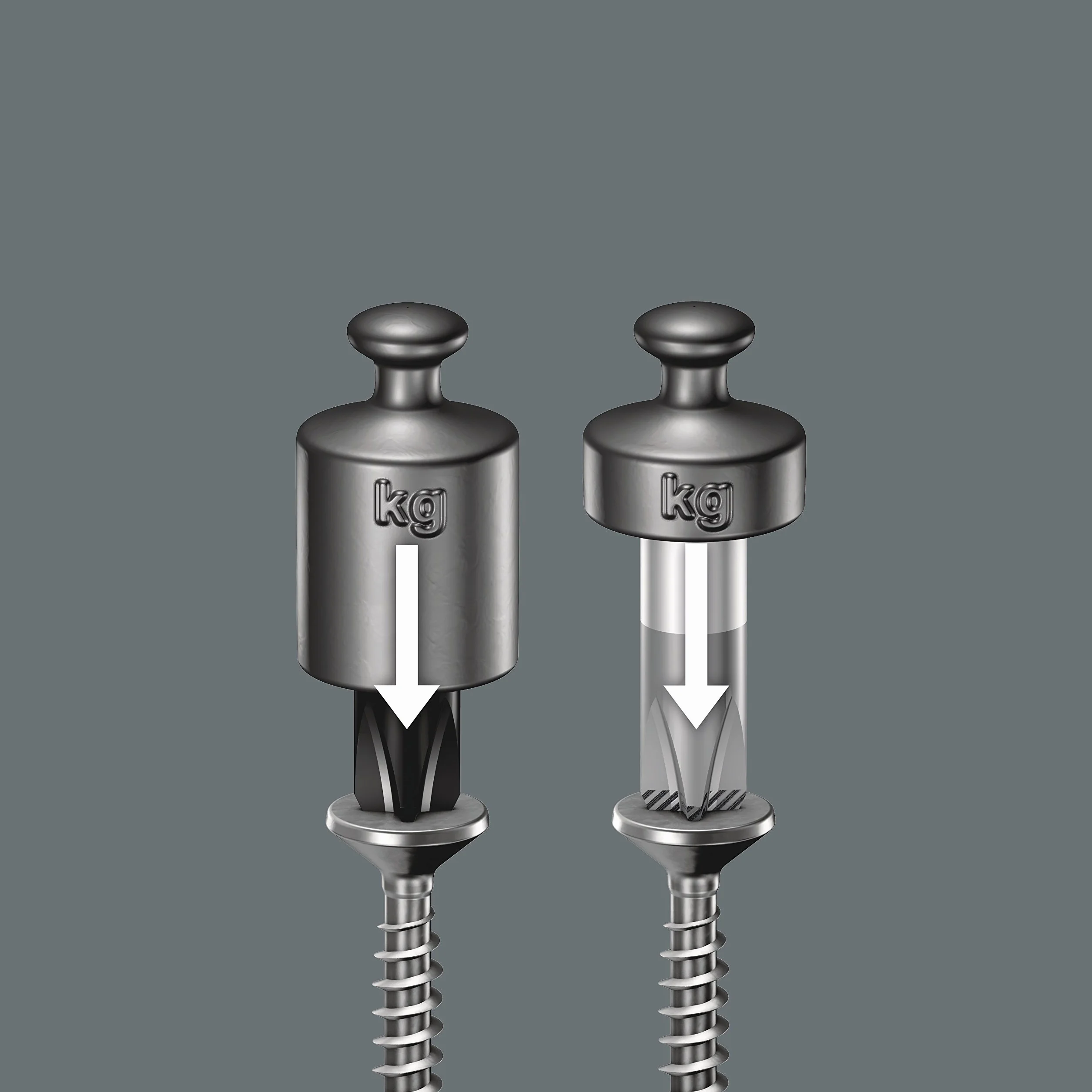 Wera 160 I/7 Rack Zestaw Wkrętaków, 6 sztuk, Czerwony/Żółty
