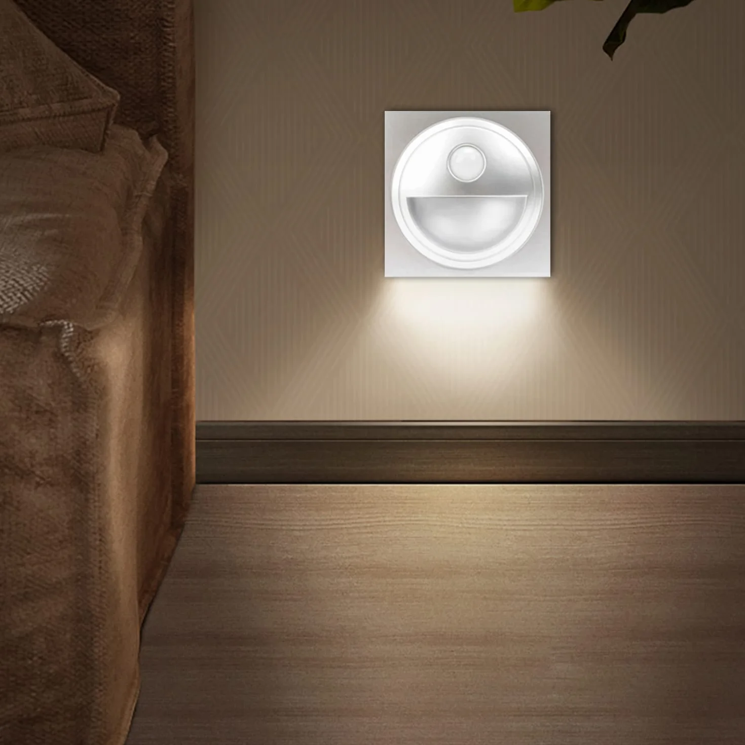 Arotelicht Oświetlenie stóp LED 3W 230V z czujnikiem 4 sztuki