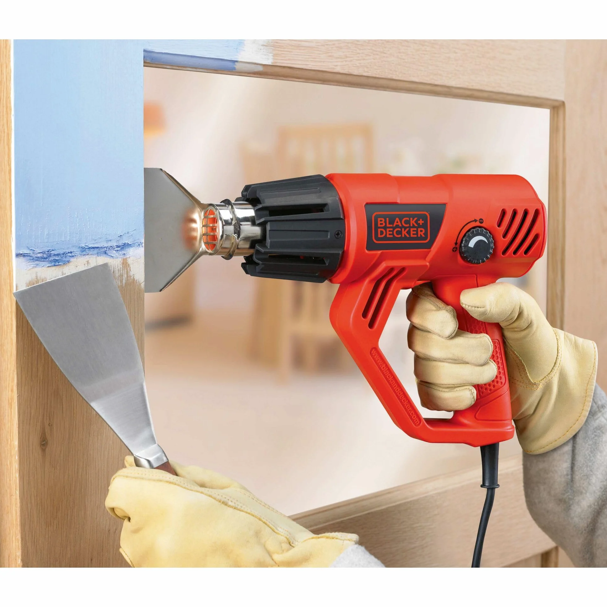 Black & Decker KX2001-QS heat gun 500 l/min 600 °C 2000 W Black Red