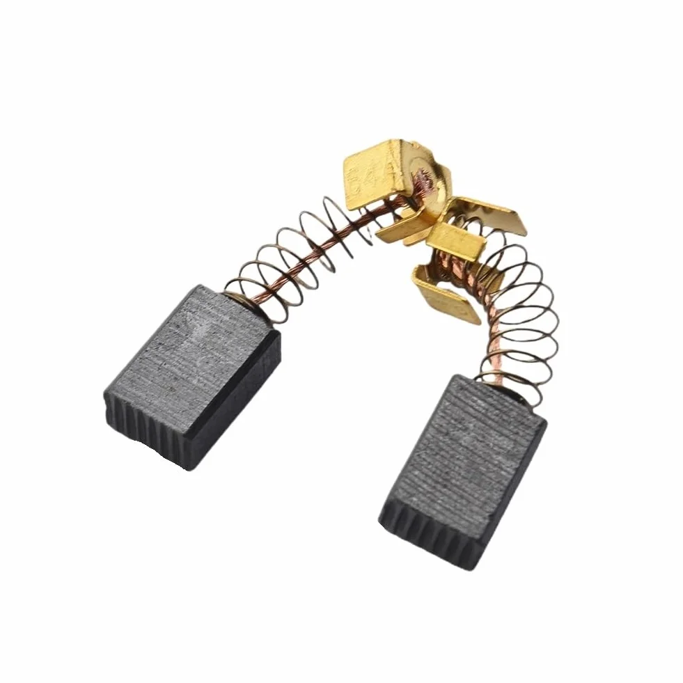 10 szt. szczotki węglowe części zamienne mi ni wiertarka elektryczna szlifierka zamiennik do silników elektrycznych narzędzie obrotowe 12 x 8 x 5 mm
