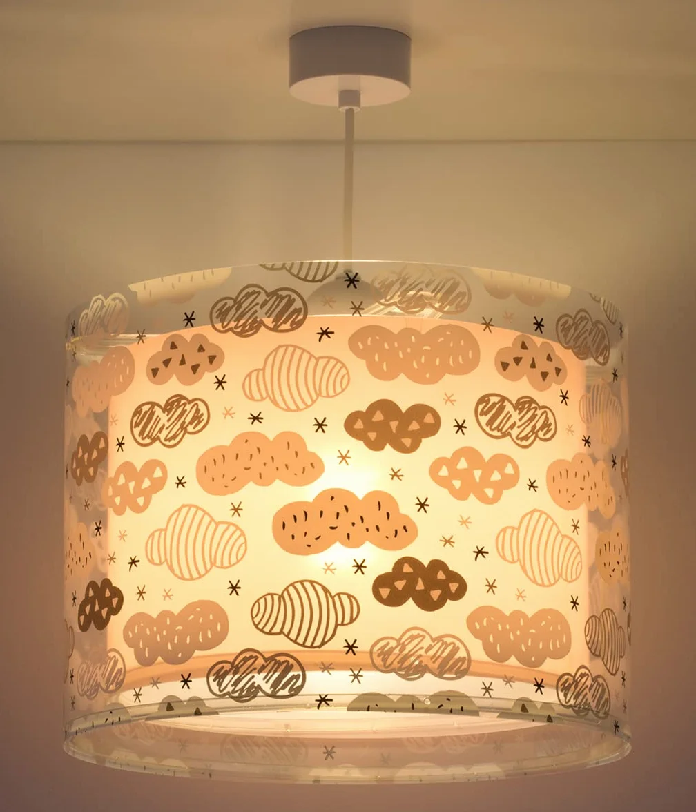 Lampa sufitowa wisząca Dalber Kids Pink Clouds