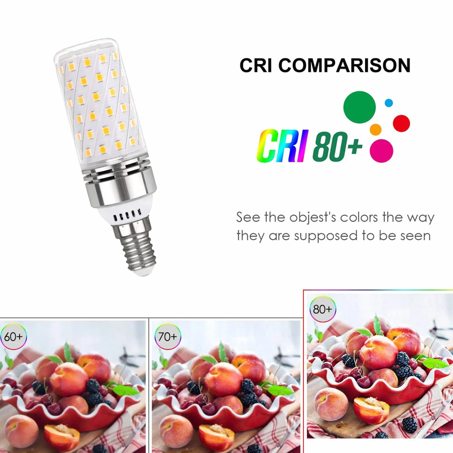 Lot de 2 ampoules LED E14 12 W Blanc naturel 4000 K 1450 lm, 230 V, équivalent aux ampoules halogènes E14 100 W, petites vis, ampoules de plafond SES, non dimmables