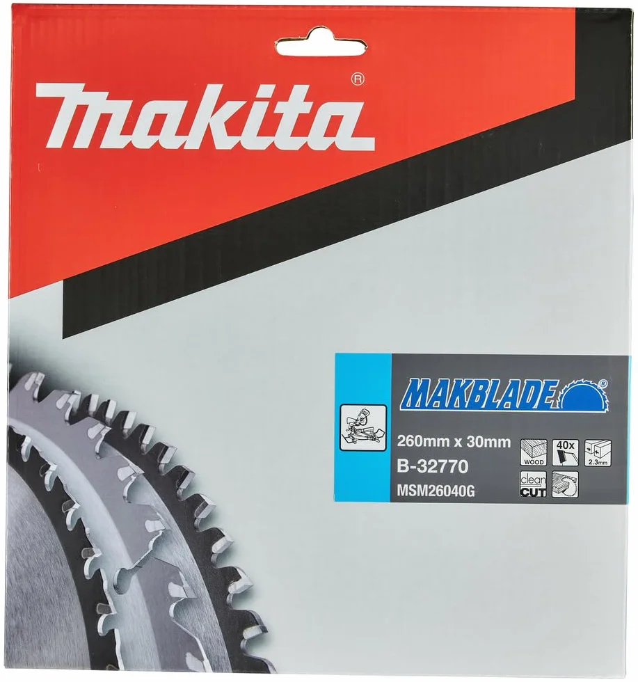 Makita Makblade brzeszczot piły 260 x 30 mm 40Z