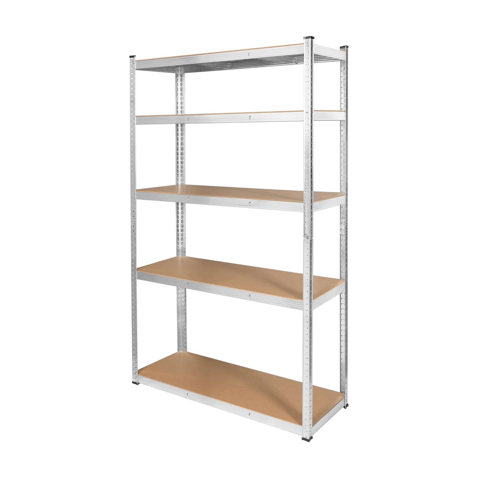 Rebel Electro Regał Metalowy Magazynowy 205x120x45 Srebrny RB-1252