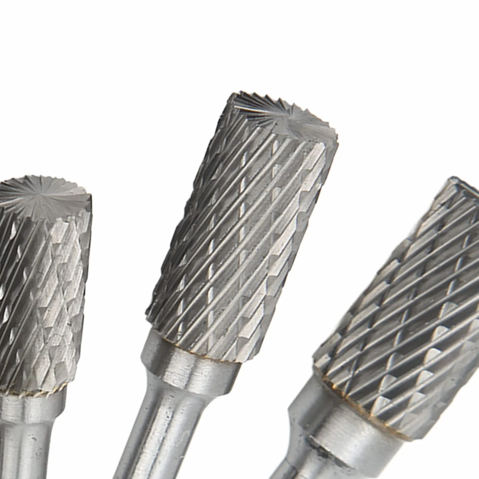 5 Sztuk Pilników Obrotowych do Metalu, Zestaw Trzpieni 6 Mm z Podwójnym Nacięciem z Węglików Spiekanych, Zestaw Aluminiowych Trzpieni Obrotowych do Obróbki Metali Rzeźba w