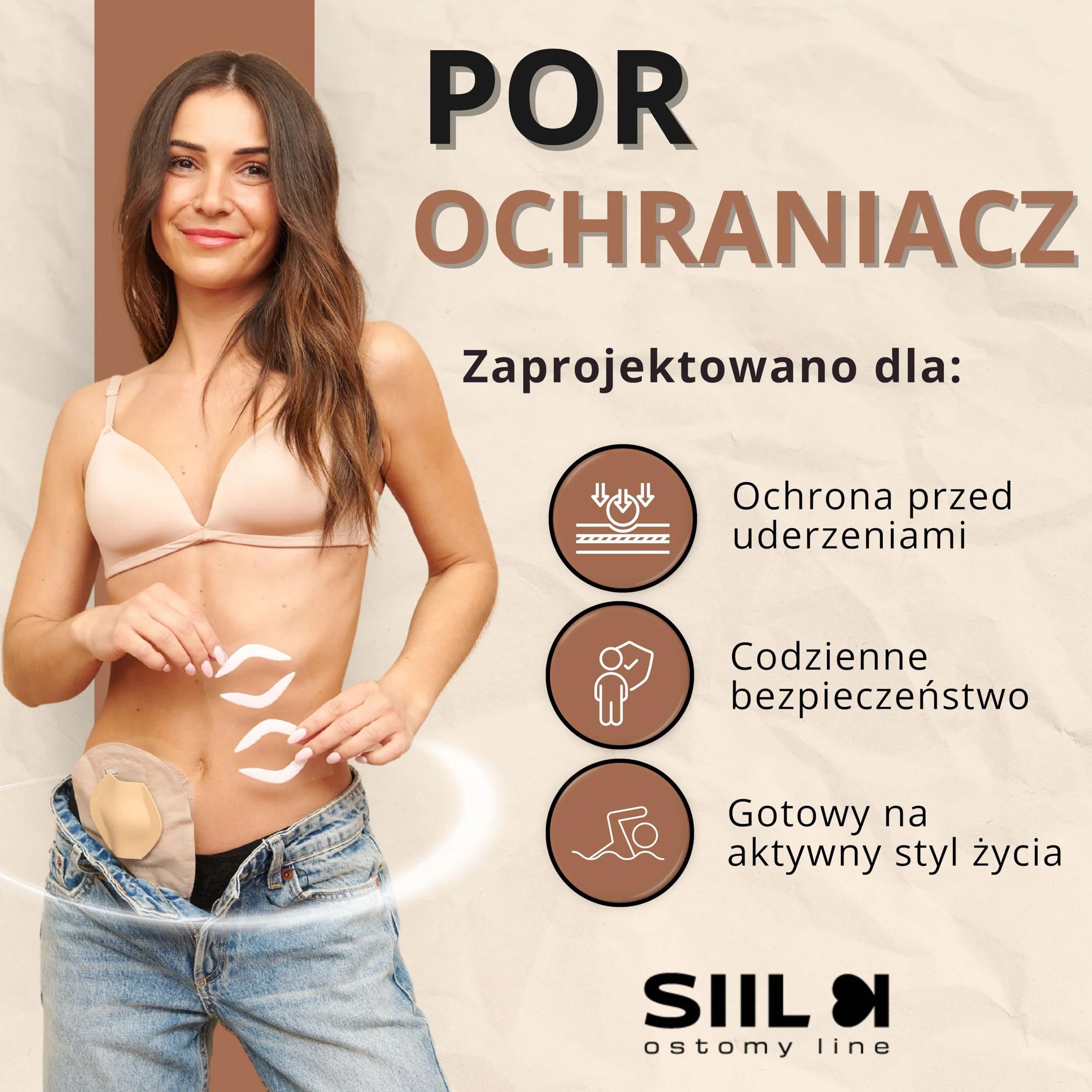 Osłona Stomijna dla worków stomijnych | Stoma Protector | Chroń swoje worki kolostomijne i sprzęt ileostomijny z ochroną stomii | Pokrowiec na stomię