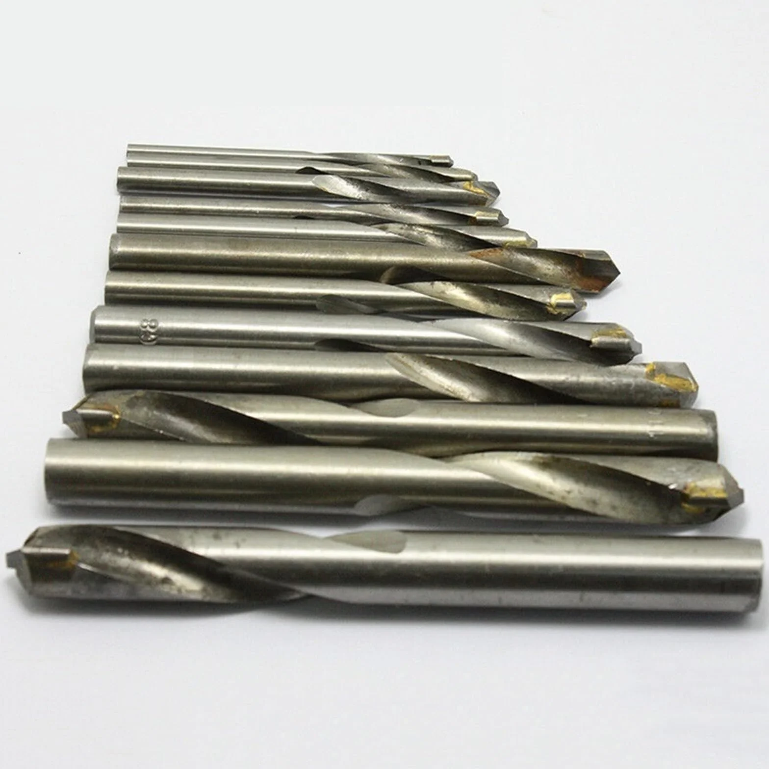 10 szt. 3-20 mm końcówka z twardego metalu wiertła TCT ślusarz wiertła do żeliwa aluminium betonu (rozmiar: 9,5 mm)