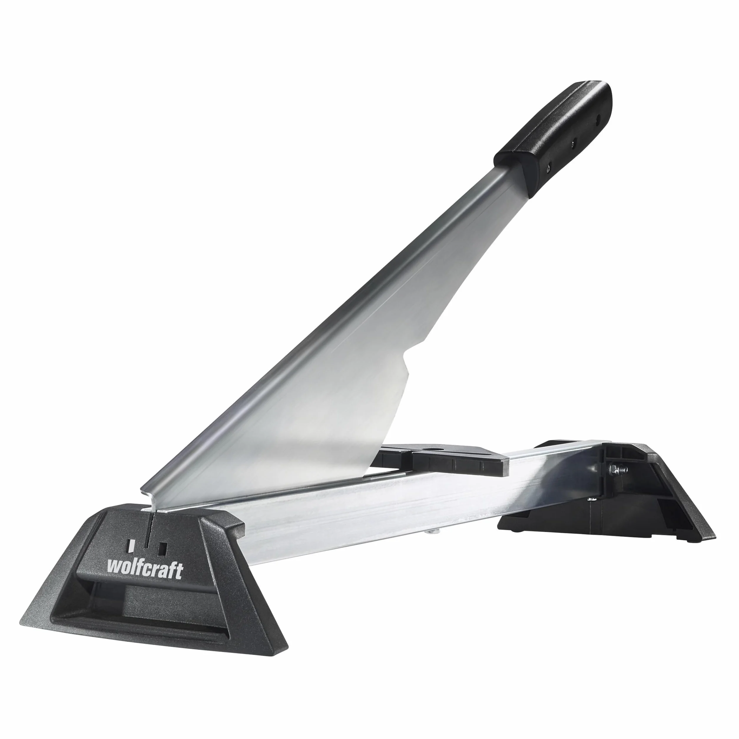 wolfcraft LC 100 6933000 obcinacz do laminatu, łatwy montaż laminatu, cięcie bez kurzu i hałasu, do laminatu o grubości do 8 mm i szerokości 210 mm, z gładkim ostrzem