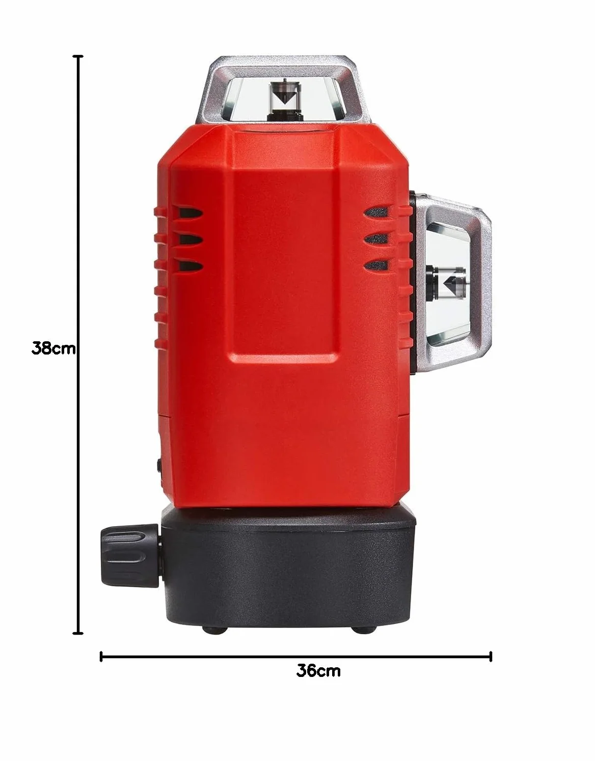Leica Lino L6G – 3 x 360 stopni laser liniowy z akumulatorem litowo-jonowym, ładowarką, innowacyjnym adapterem magnetycznym i uchwytem ściennym w walizce (zielony laser, obszar roboczy: 35 m)