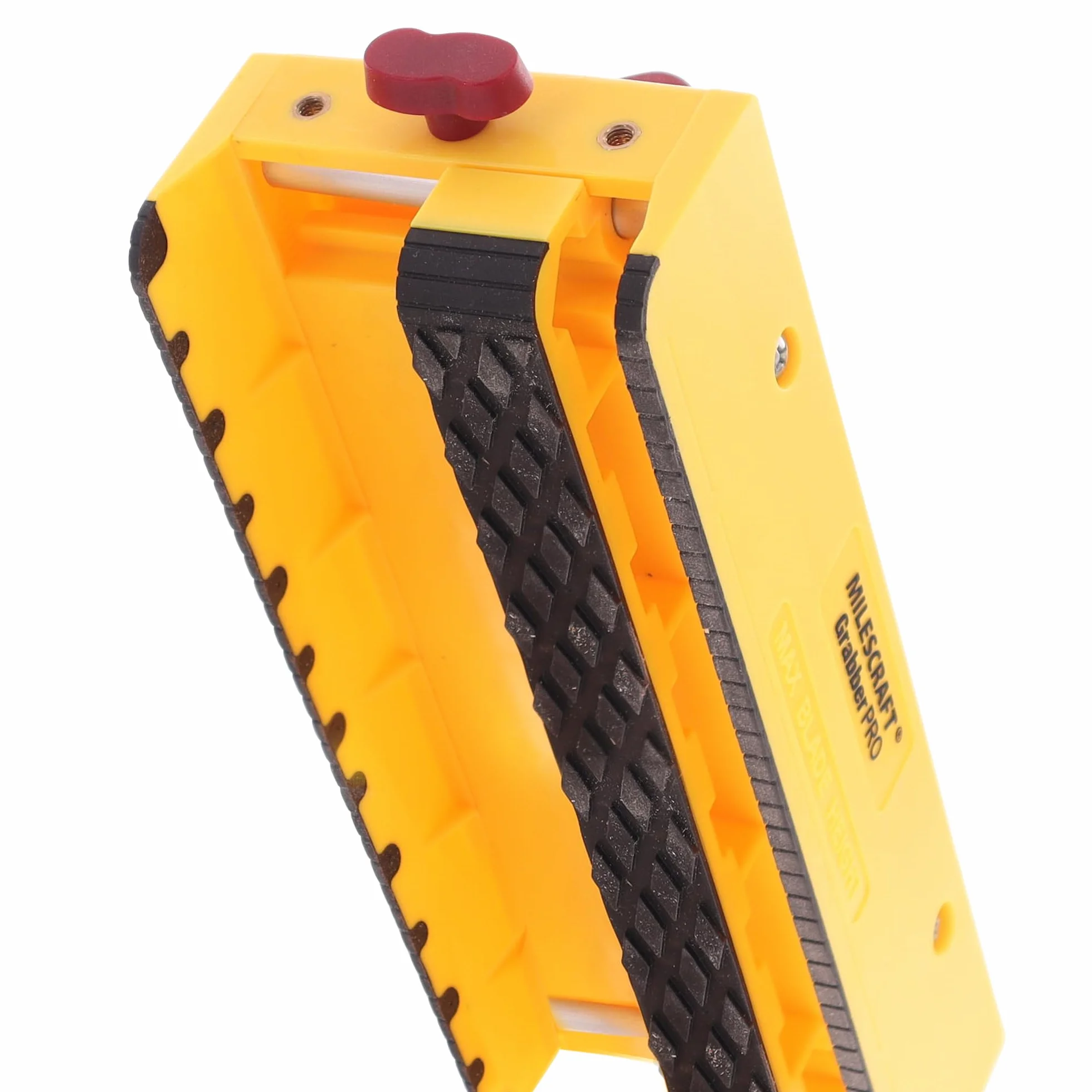 Milescraft 3407 GrabberPRO LITE – model podstawowy. Blok wciskany do pił stołowych, stołów frezowych i innych. Pojedyncza regulowana pozycja nóg dla najlepszego montażu. BEZ akcesoriów. Wymagany