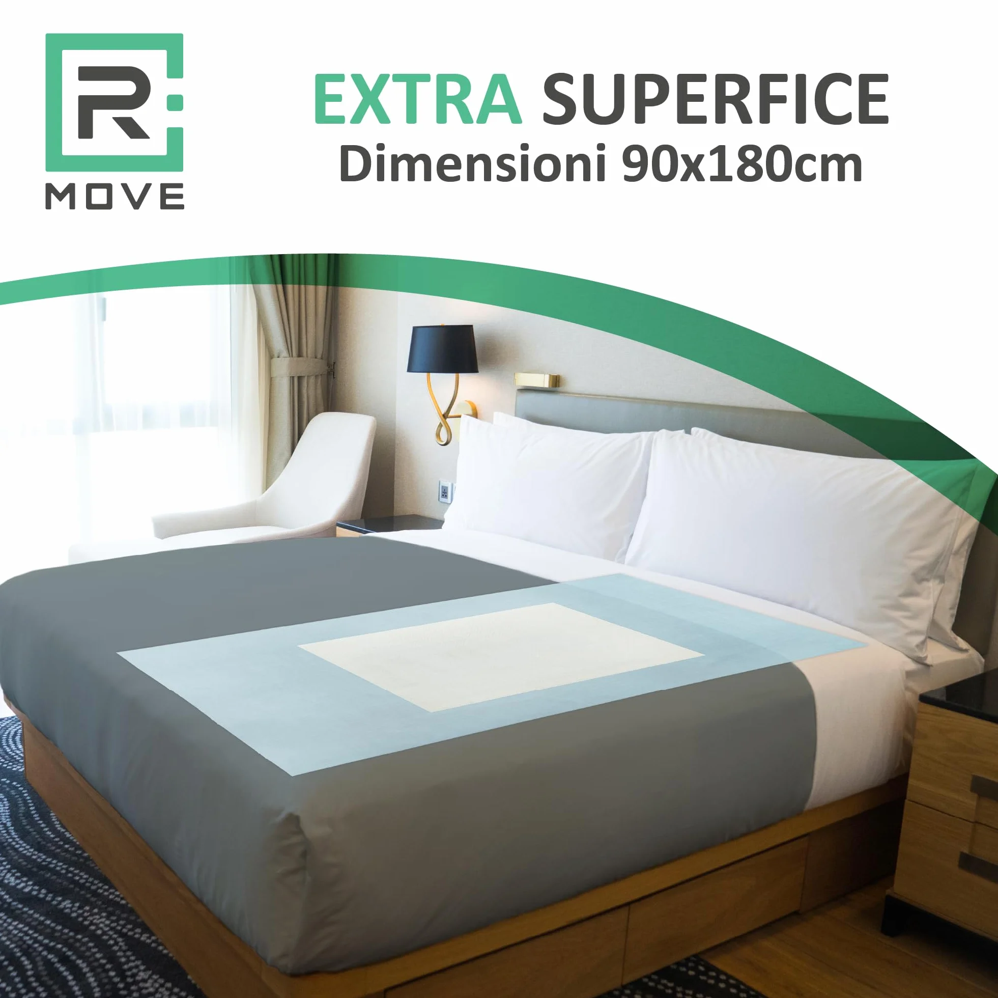 R MOVE Podkłady na łóżko 90 x 180 cm jednorazowe chłonne zestaw 20