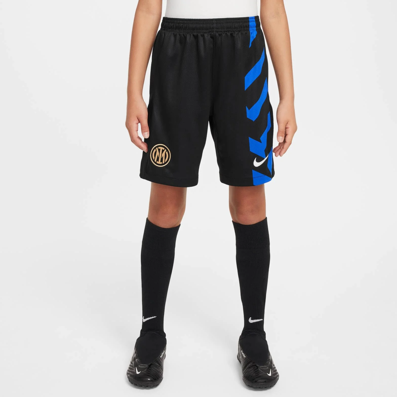 Nike Szorty Inter Milan Inter Youths NK DF Short Stad HM, Black/Lyon Blue/White, FN9188-010, XL
