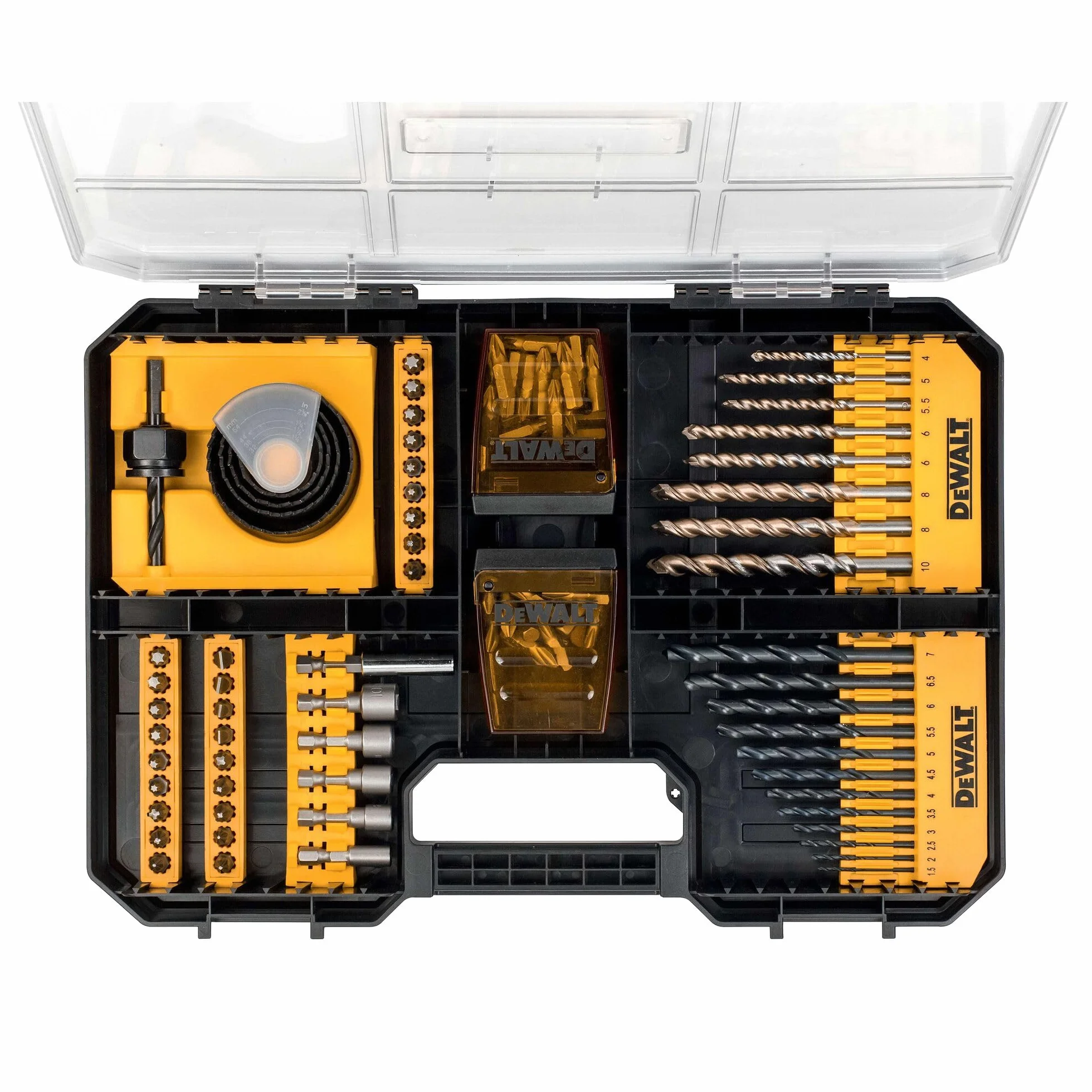 Dewalt Hss Zestaw Wierteł, Czarny/Żółty, 100 Elementów