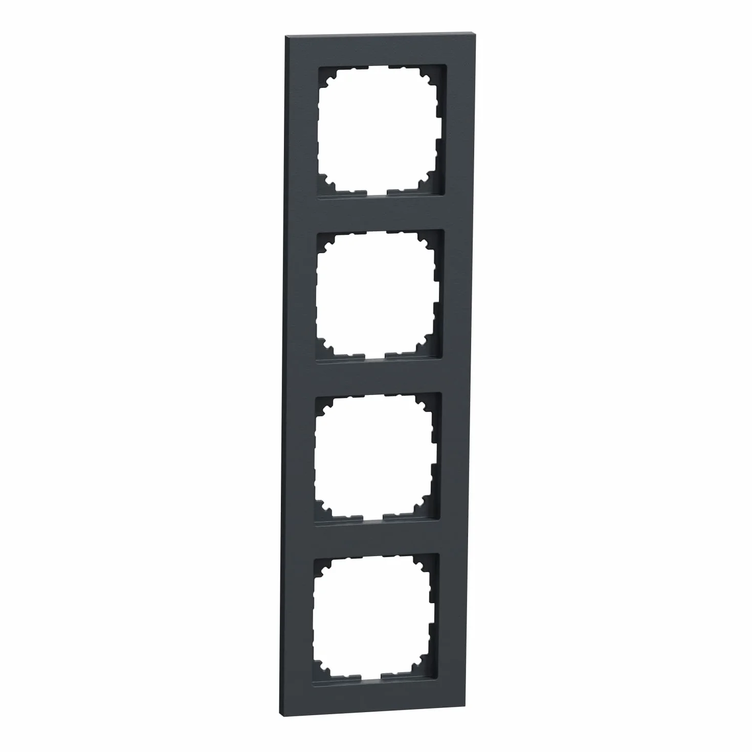 Schneider Electric M-Pure MEG4040-3614 ramka z 4 gniazdami i przełącznikami, antracytowa